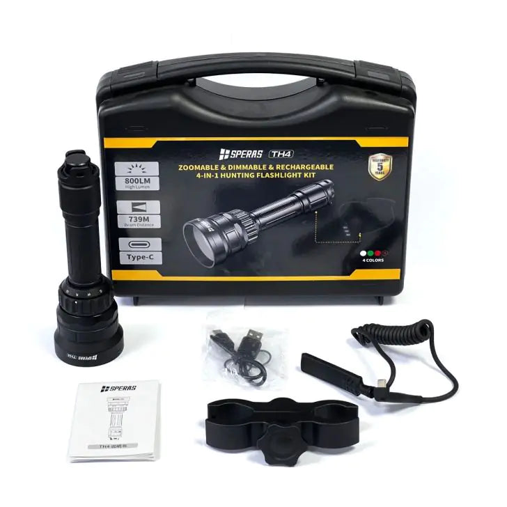 Speras TH4 Jaktlampa 4 Färger