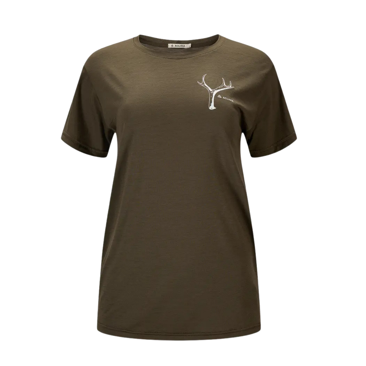 Aclima LightWool 140 Classic Tee Antler Tarmac Dam
