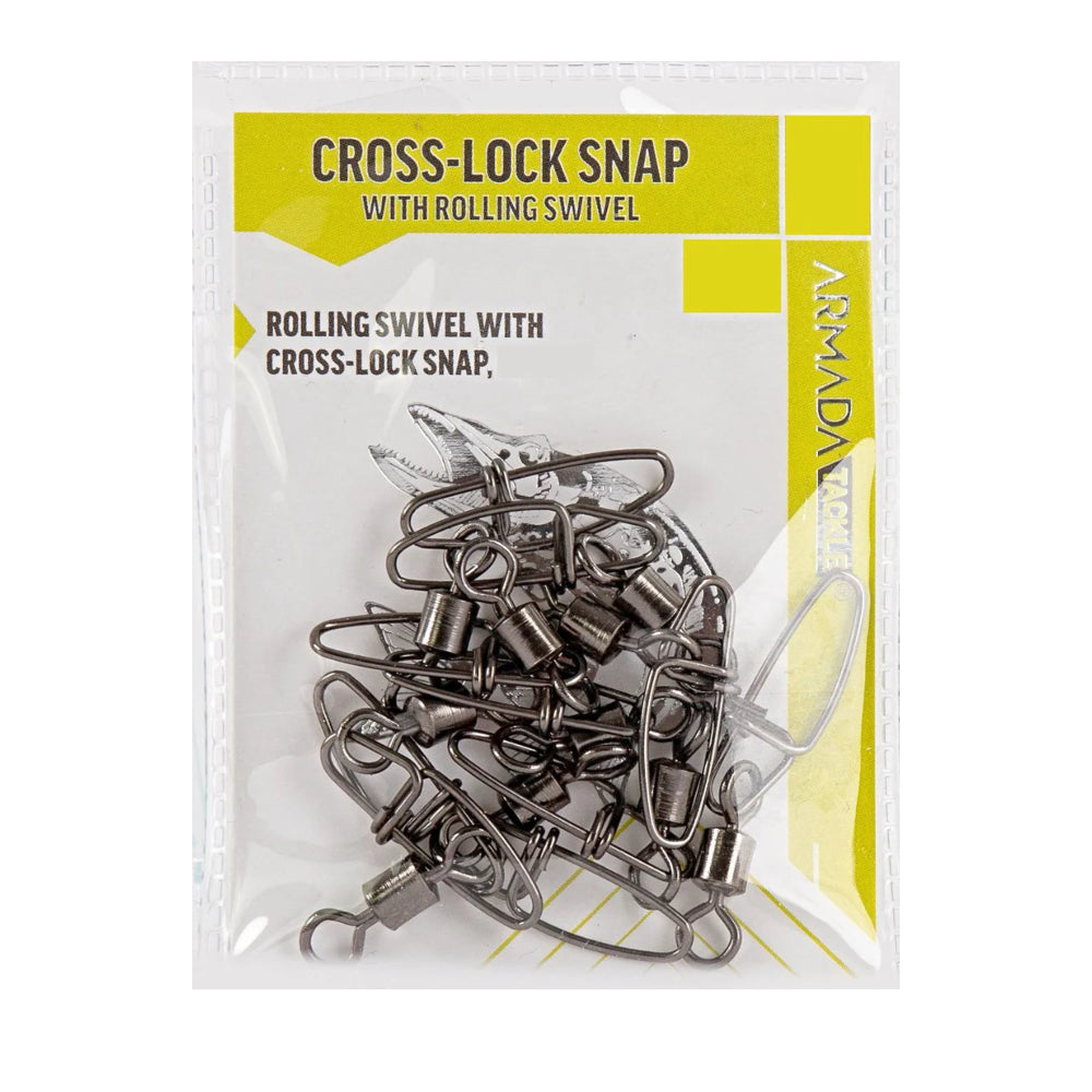 Armada Rolling Swivel Cross-Lock Snap #8 15kg
