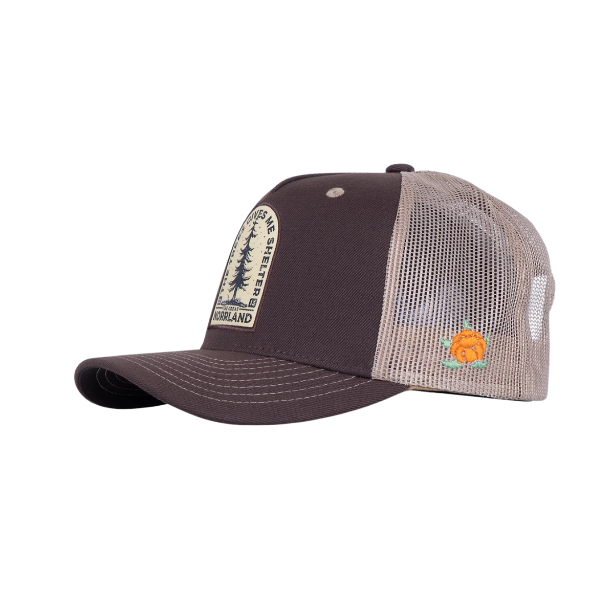 Great Norrland Shelter Trucker Cap Brown