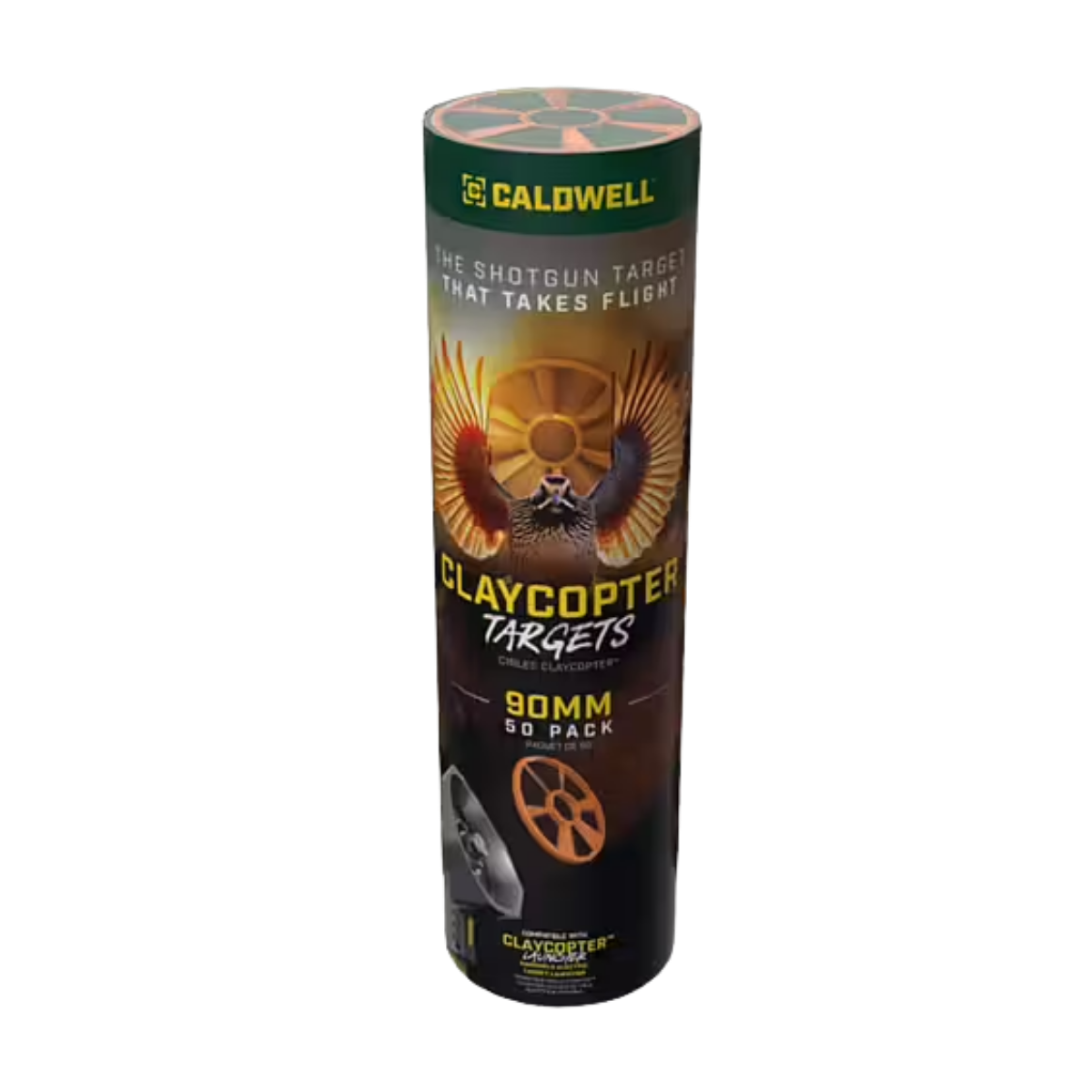 Caldwell Duvor 90mm till Claycopter 50pack