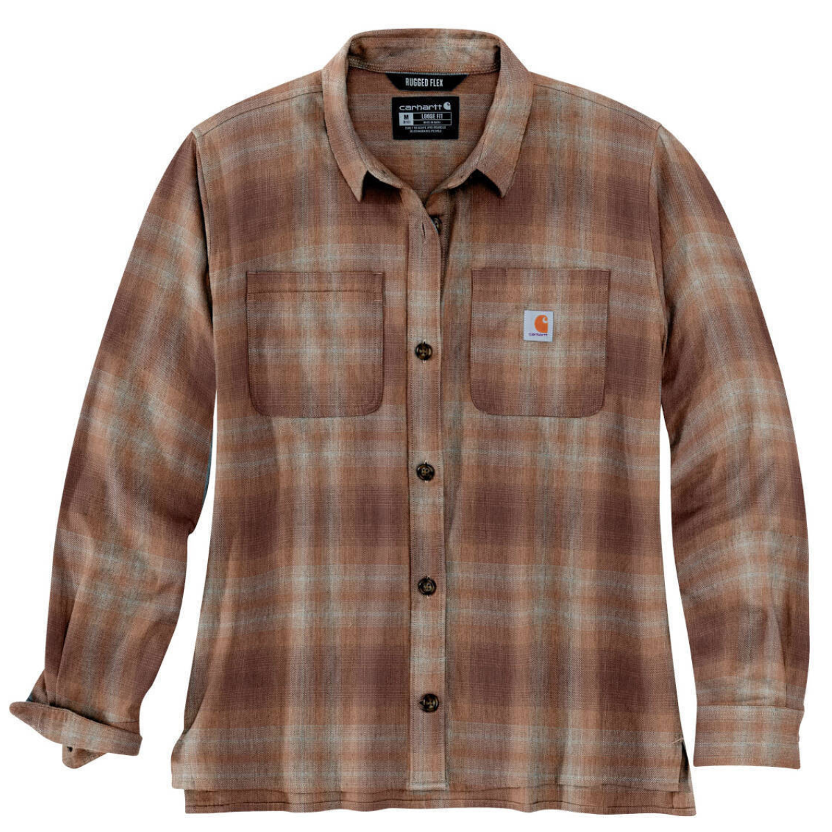 Carhartt Midweight Flanell Pink Dam