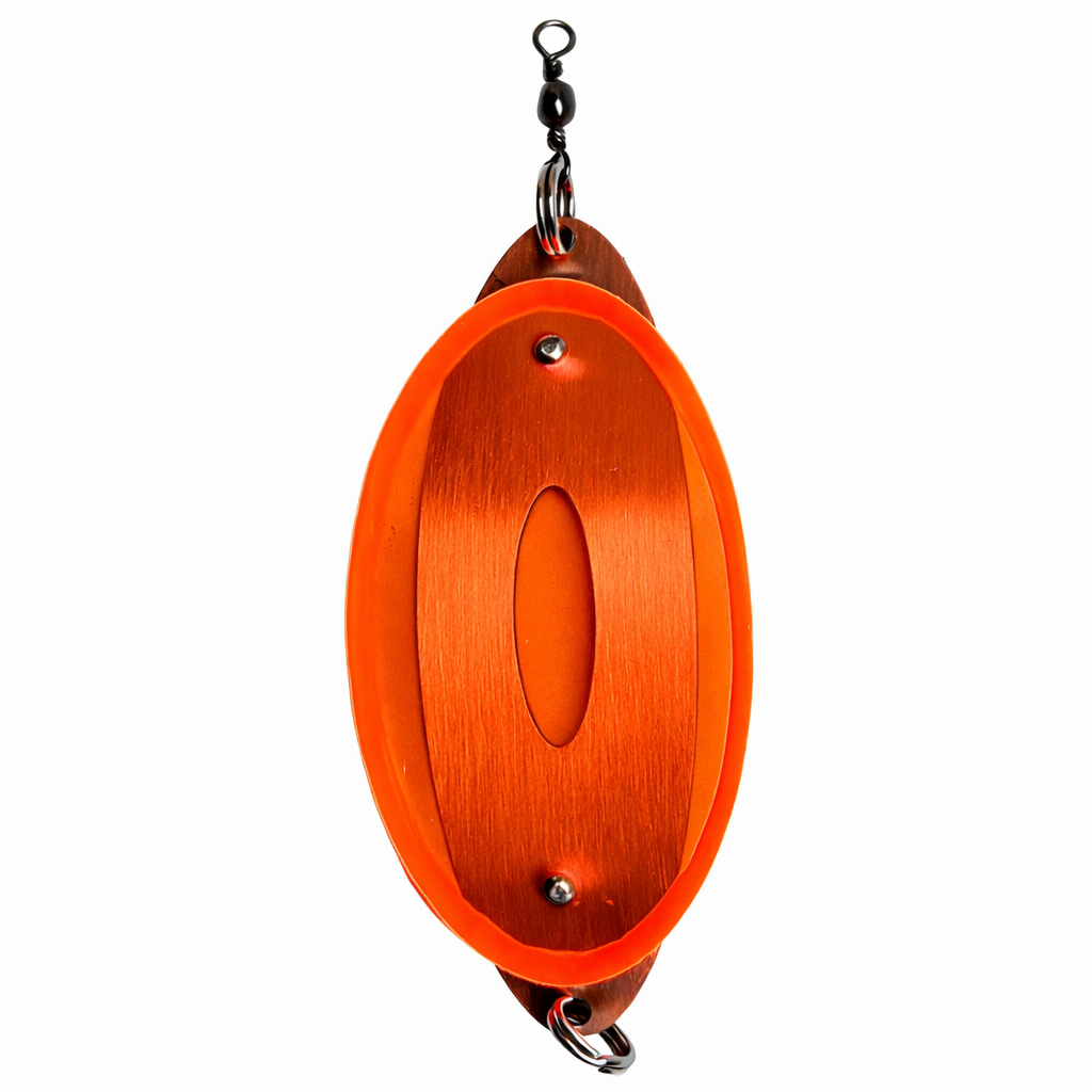 Polarpirken Plexi + Resin Romkornet Vit/Orange