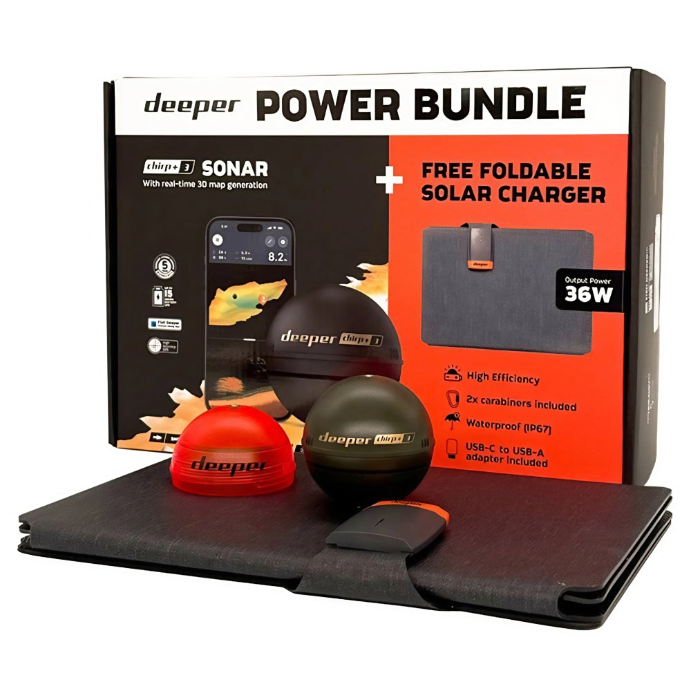 Deeper Smart Sonar CHIRP+ 3 Power Bundle