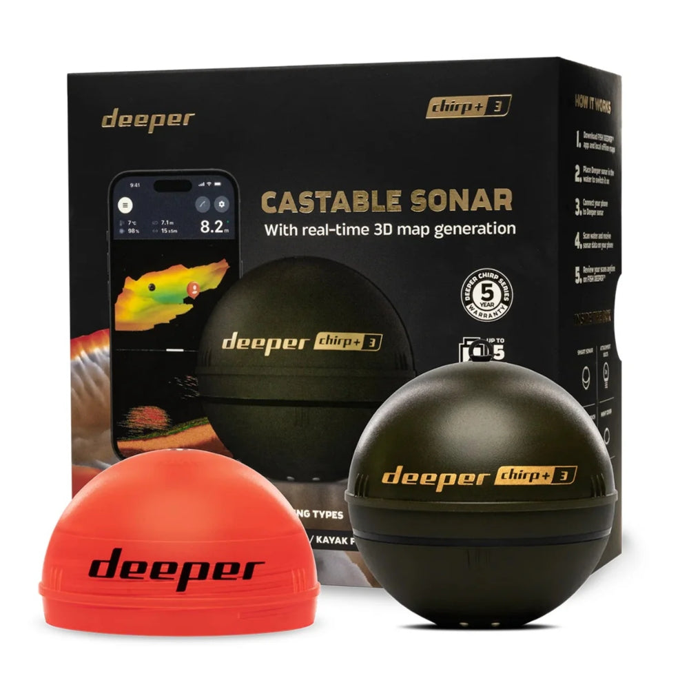 Deeper Smart Sonar CHIRP+ 3 Power Bundle