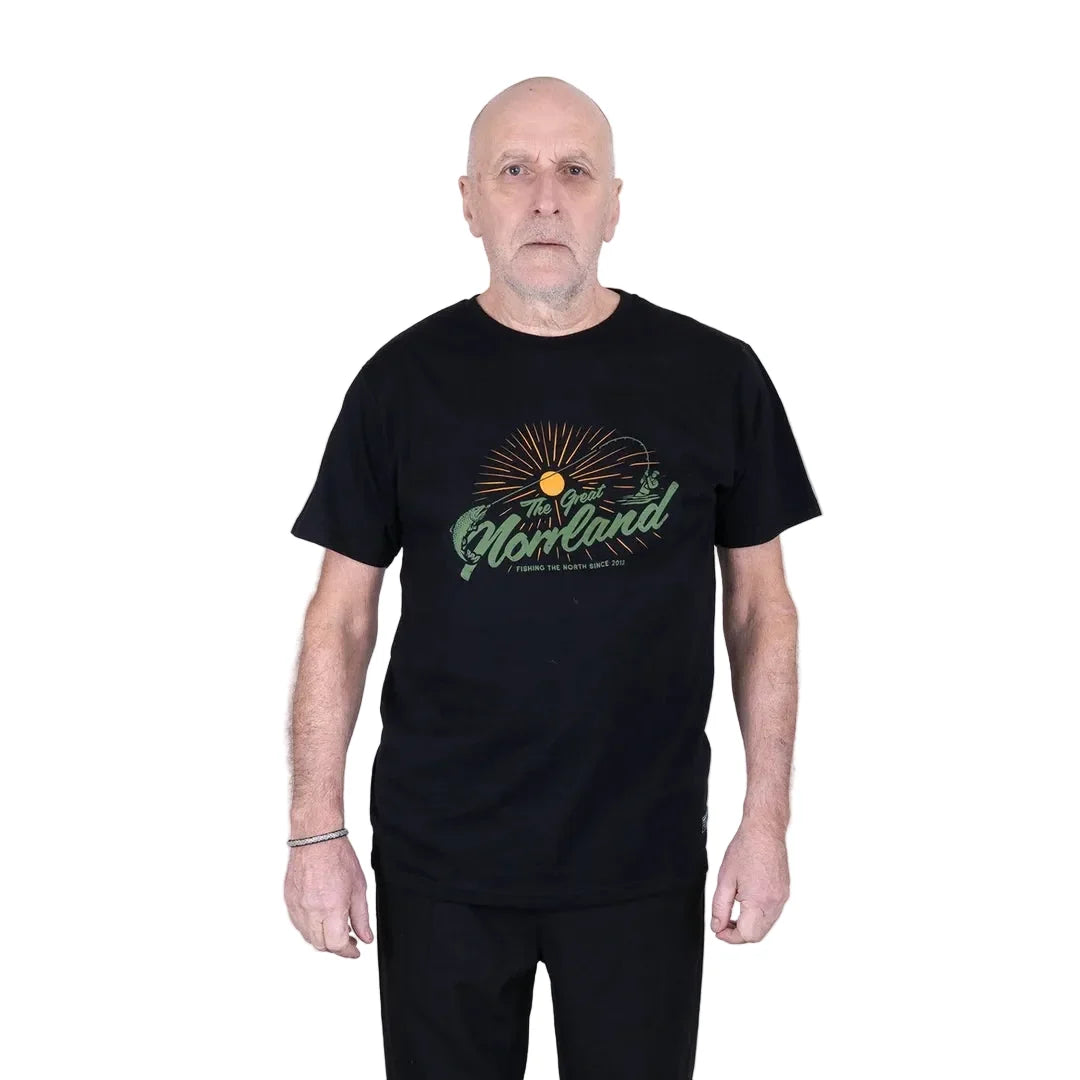 Great Norrland Fish On T-shirt Black