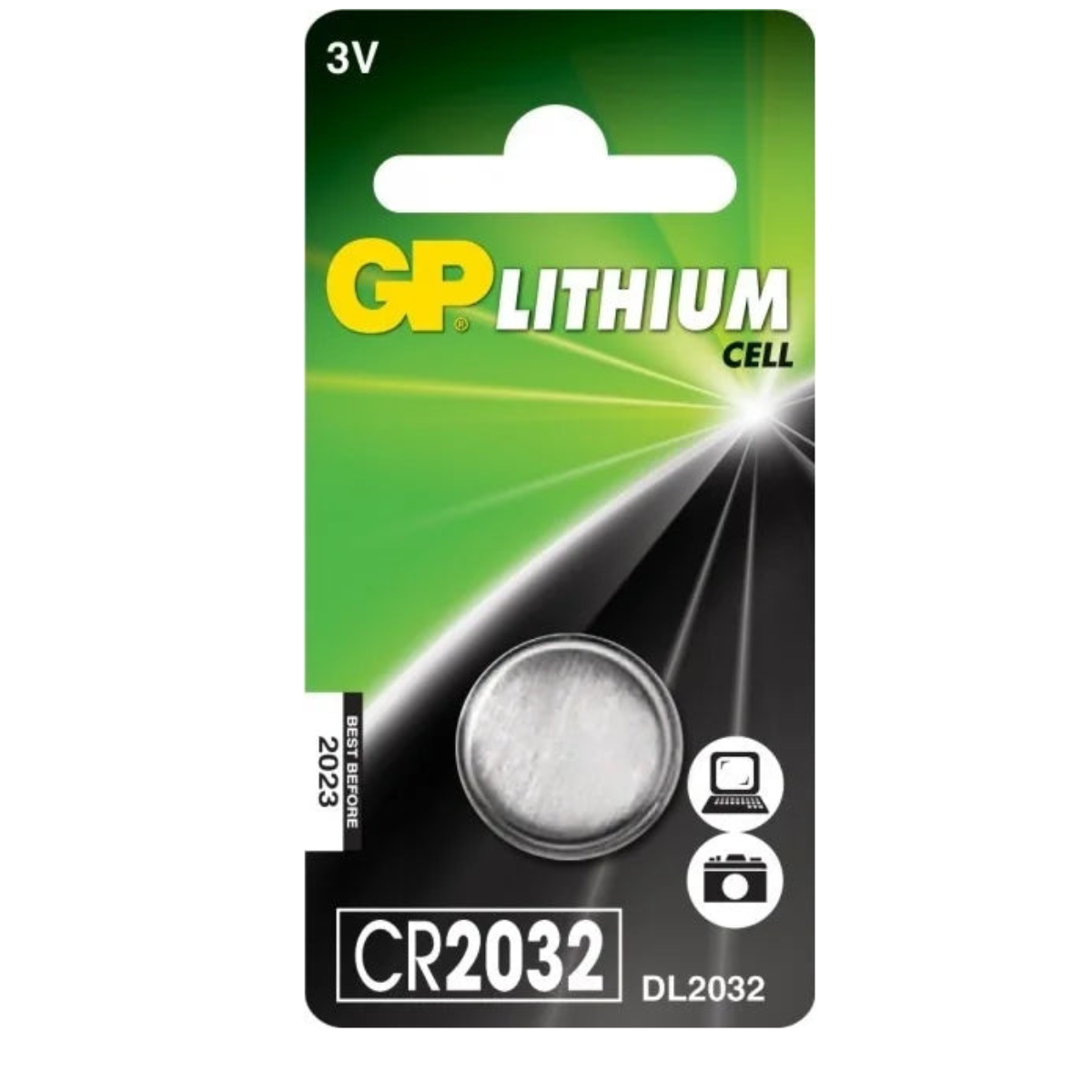 GP CR2032 Lithium 3V