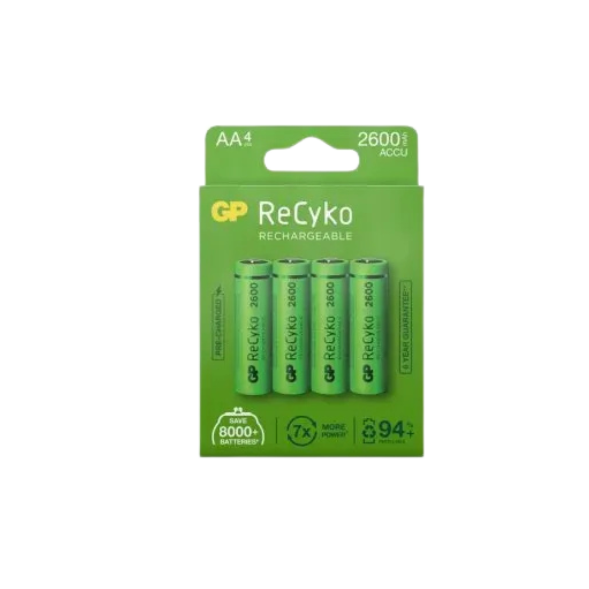GP ReCyko Rechargeable AA 2600mAh
