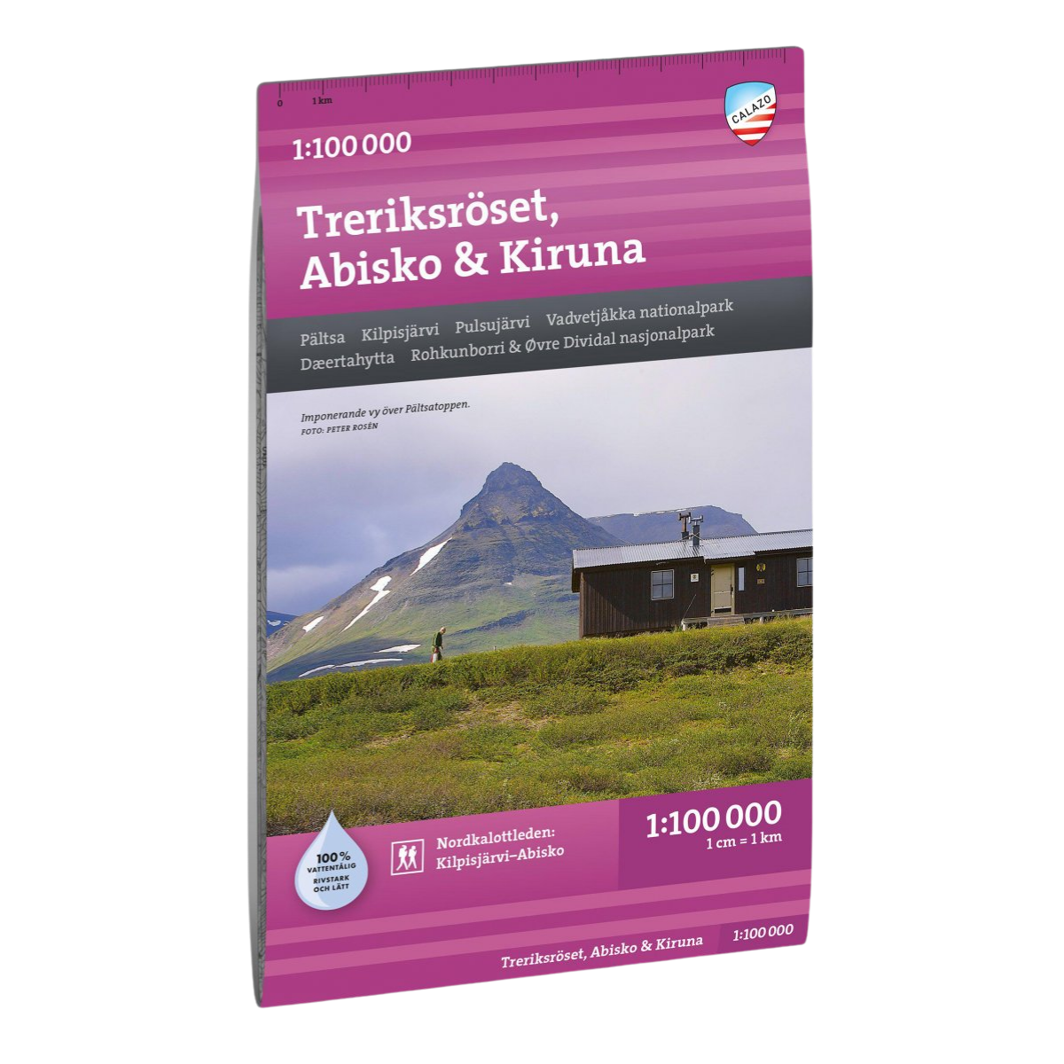 Calazo Karta Treriksröset, Abisko, Kiruna