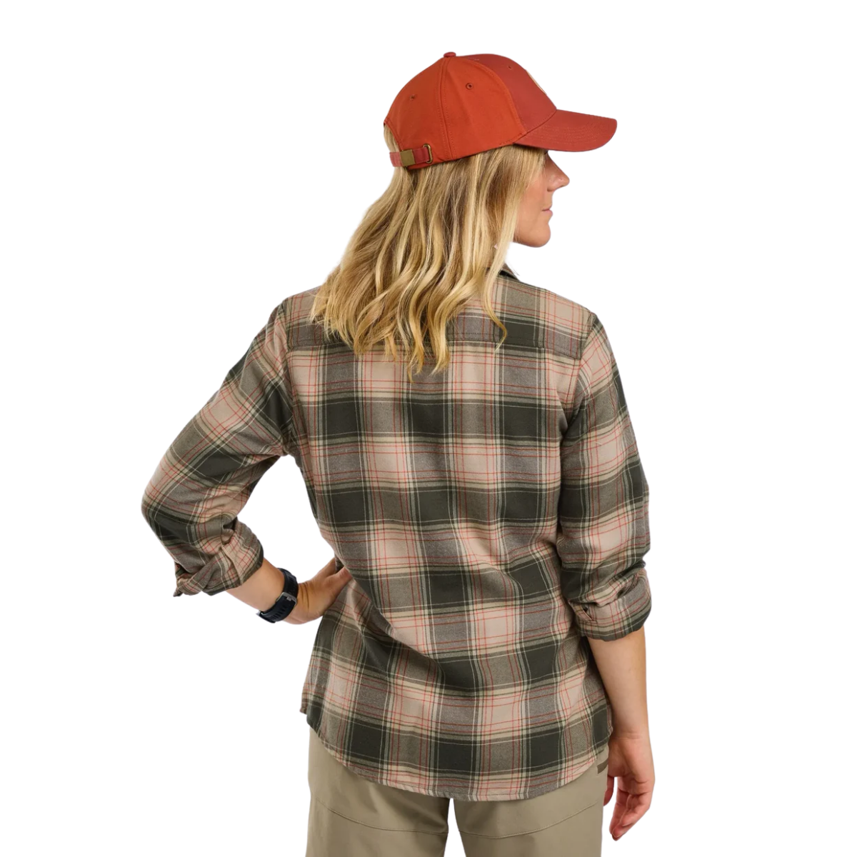 Pinewood Finnveden Forest Flannel Shirt Dam Olive/D.Green
