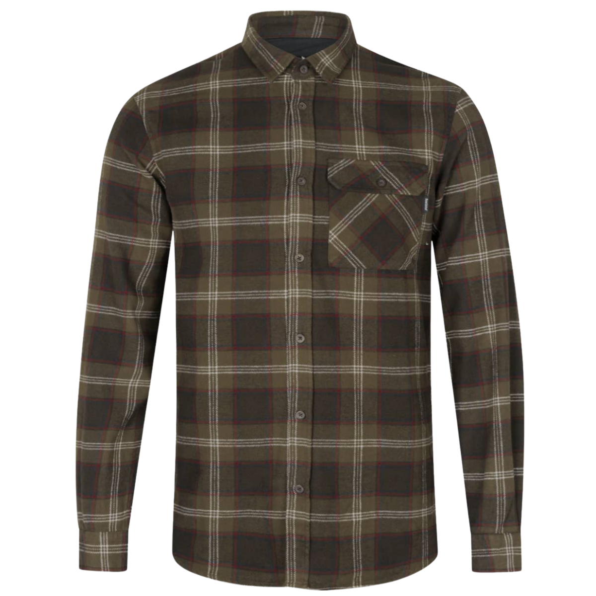 Seeland Flanellskjorta Pine Green