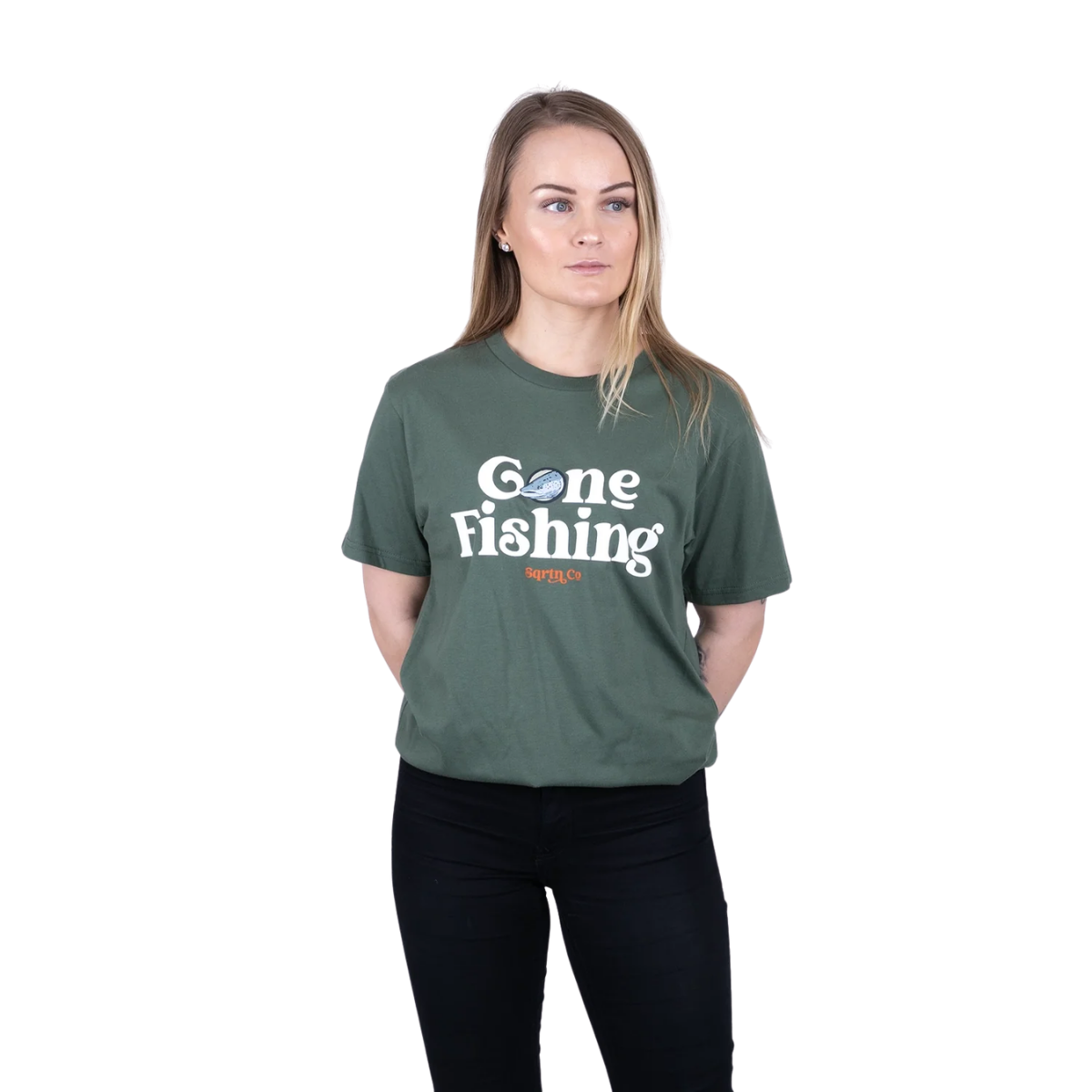 Great Norrland Gone Fishing T-shirt Tallbarr