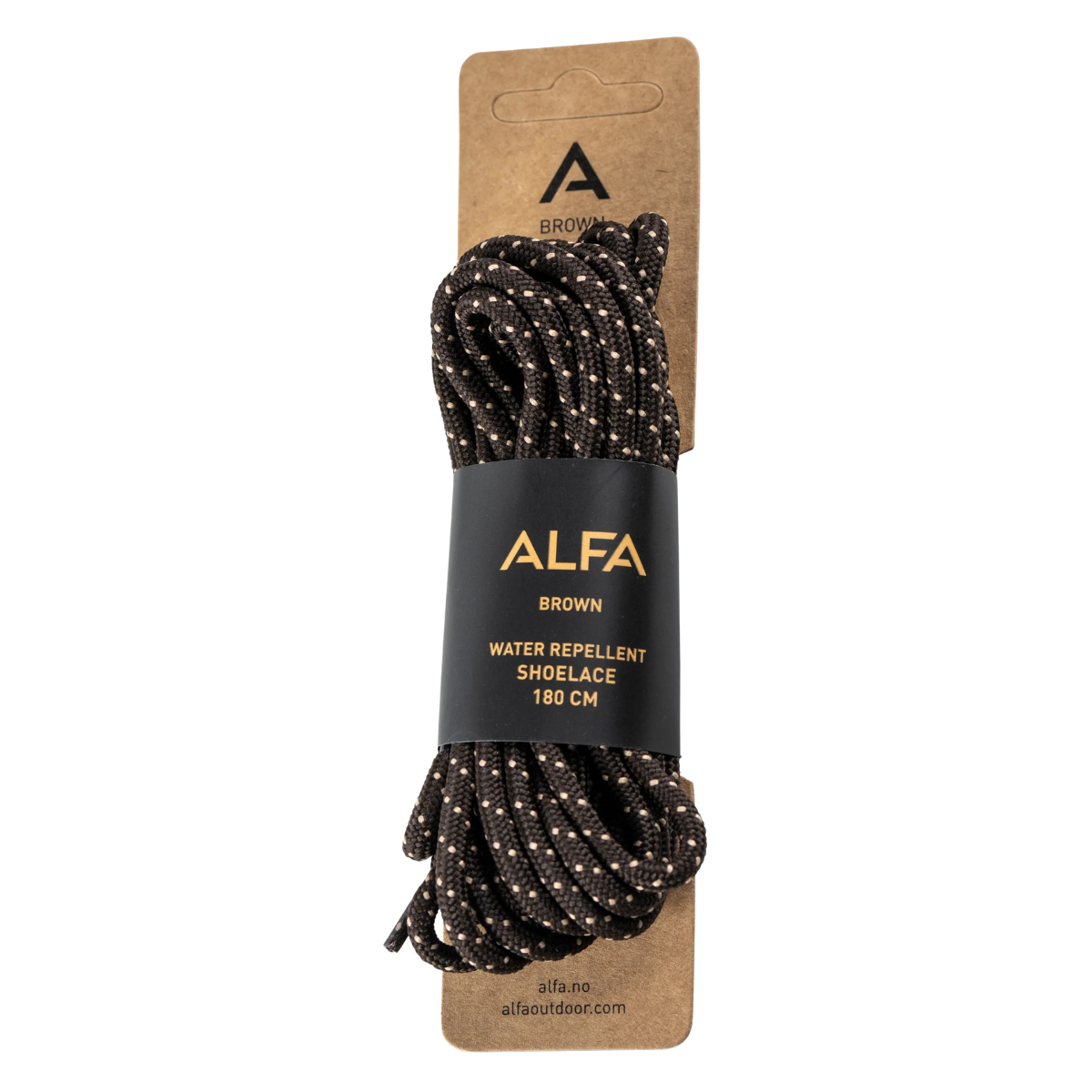 Alfa Skosnöre 180cm Brown