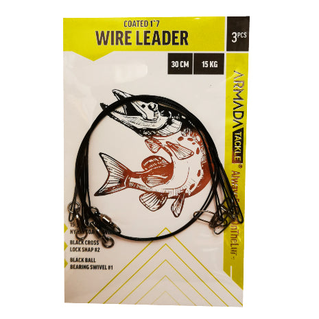 Armada Gäddtafs Wire Leader 30cm 15kg
