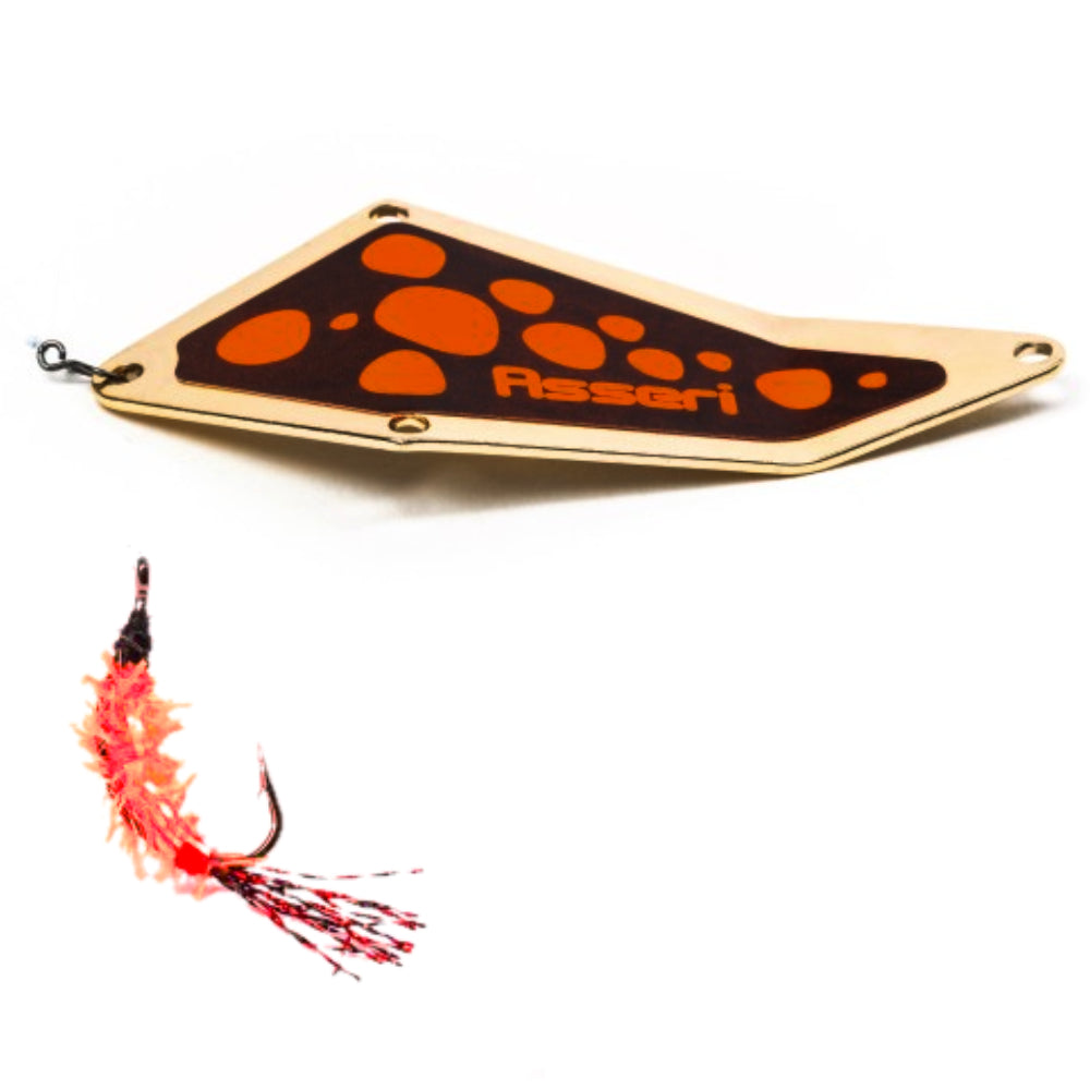 Asseri Arctic Char Lure Fly - Svart/Orange