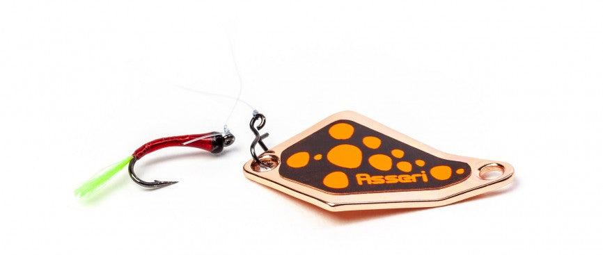 Asseri Arctic Char Lure Mini - Svart/Orange