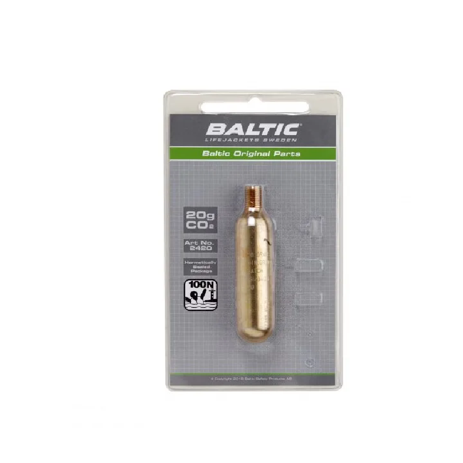 Baltic CO2 Patron 20g m. säkerhetsstift