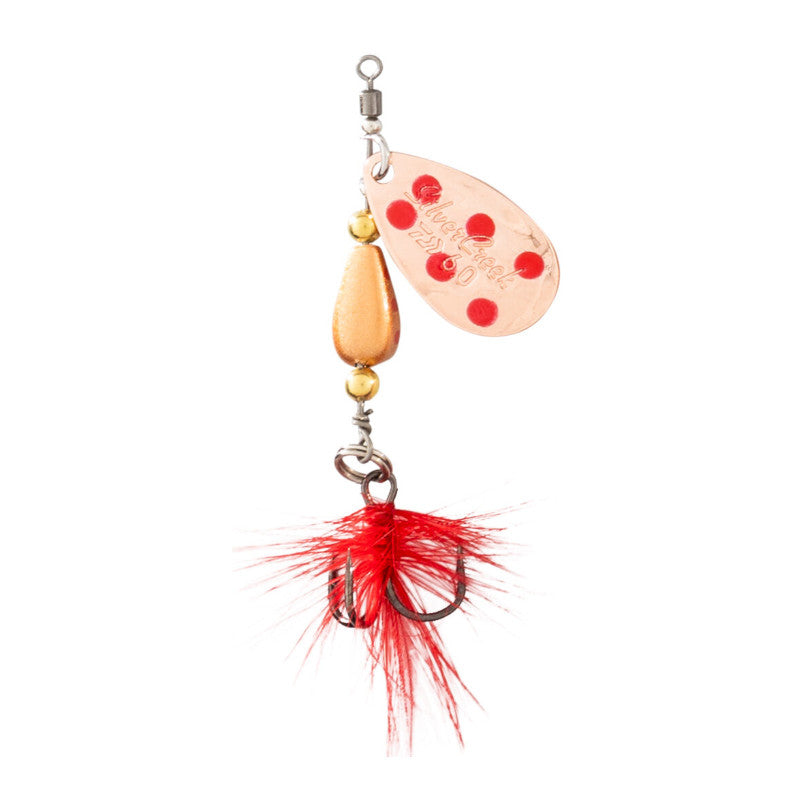 Daiwa Silvercreek Spinner Fly 9g Copper Dots