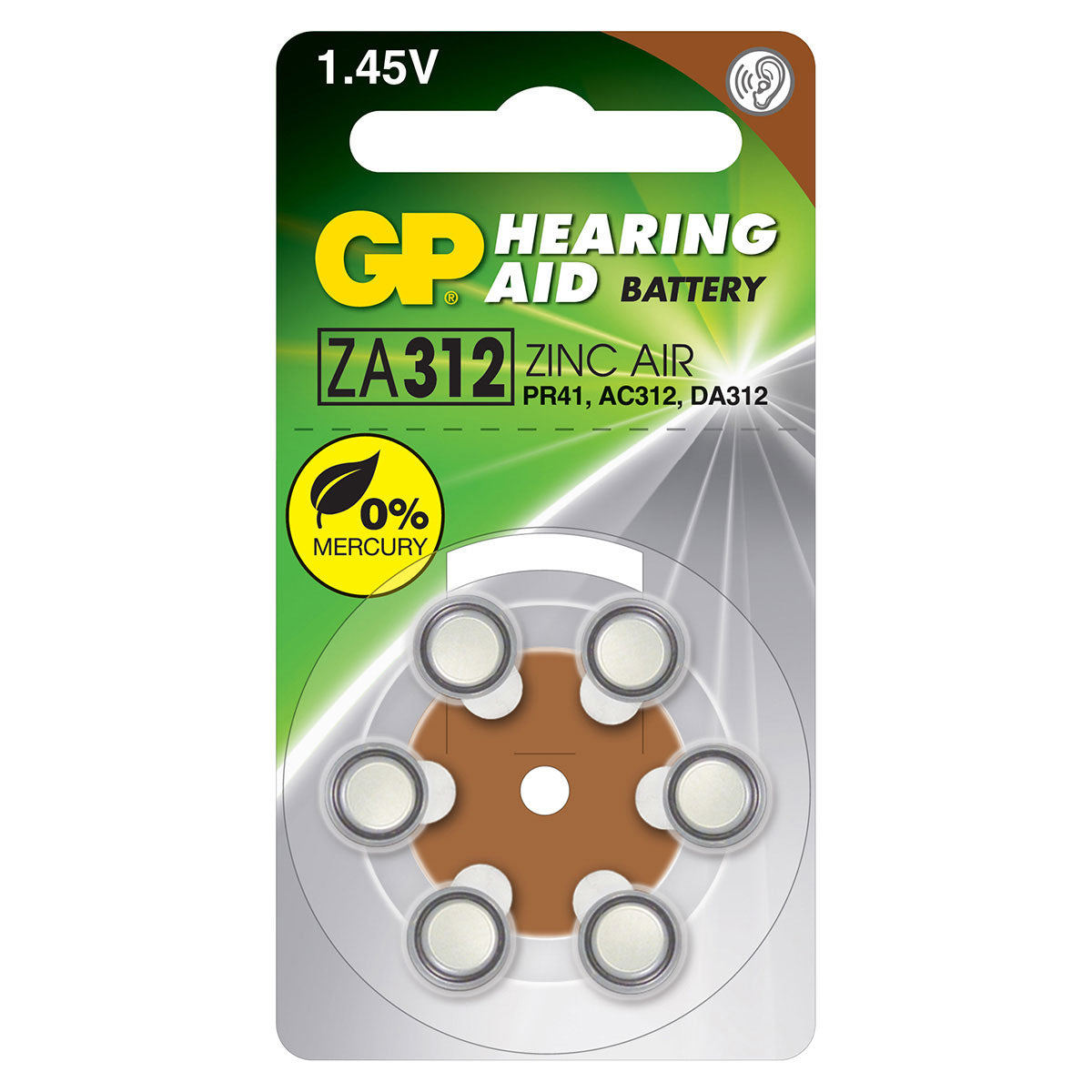 GP Batteri 312 Hearing Aid Batteri