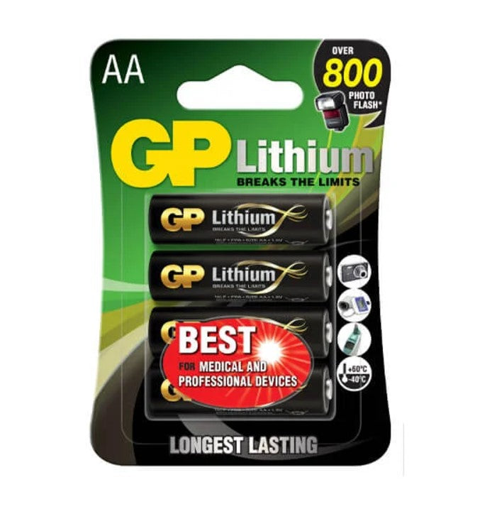 GP Batteri Lithium AA 4 pack