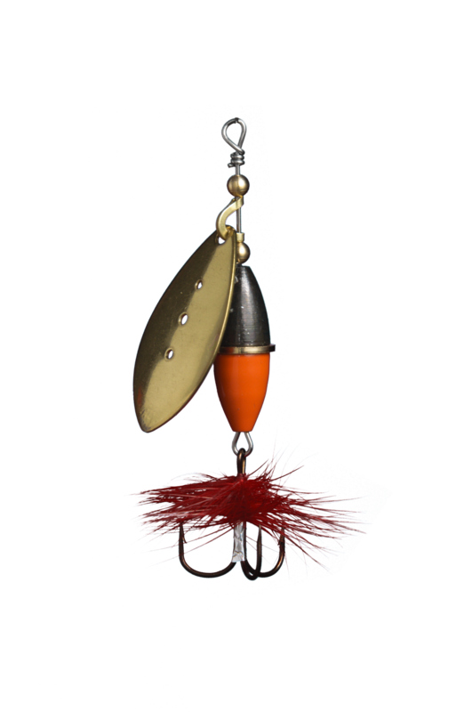Myran Wipp 15g - Guld/Svart/Orange