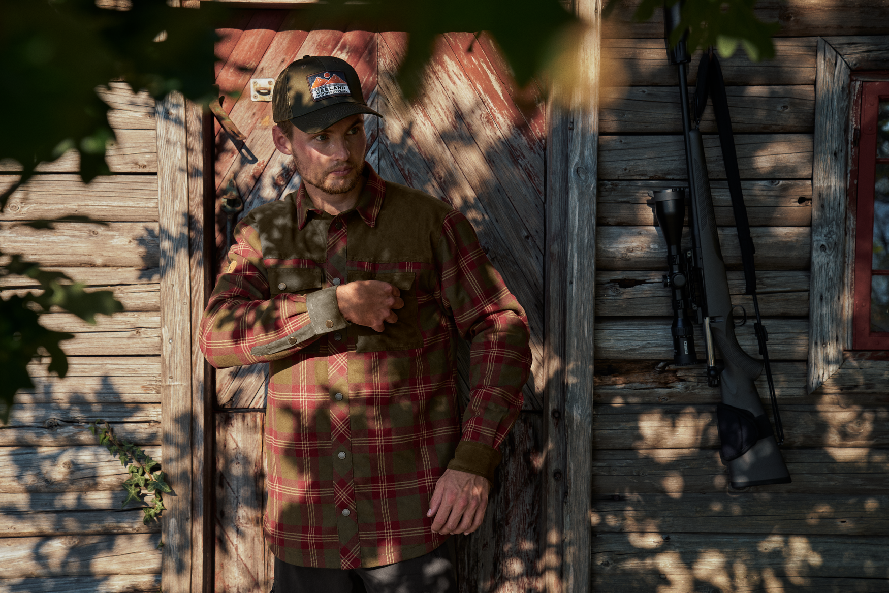 Seeland Vancouver Shirt Red Check - L