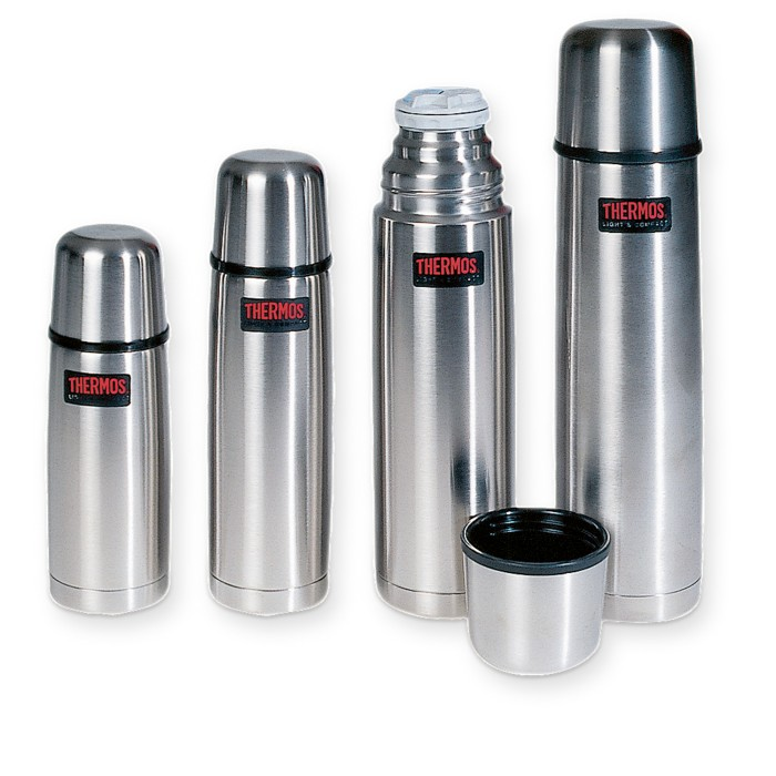Thermos Ståltermos Borstad 0,35L - 1L
