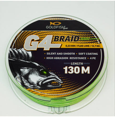 Goldfish G4-Braid 0.13 Fluo Lime