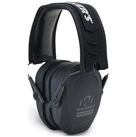 Walker's Razor Slim Electronic Muffs Svarta