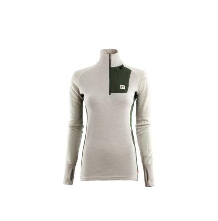 Aclima Femunden Polo Ws Beige Melange/Olive Night XL