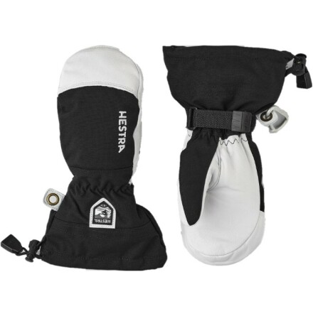 Hestra Army Leather Heli Ski JR Mitt Svart