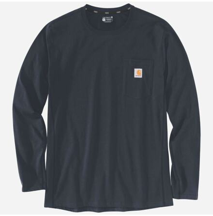 Carhartt Force Flex Pocket T-Shirt L/S Navy