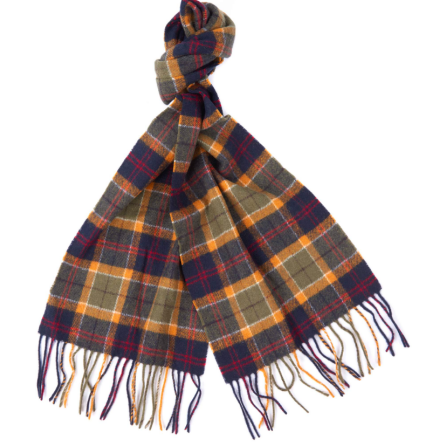 Barbour Tartan Scarf Green/Navy/Red