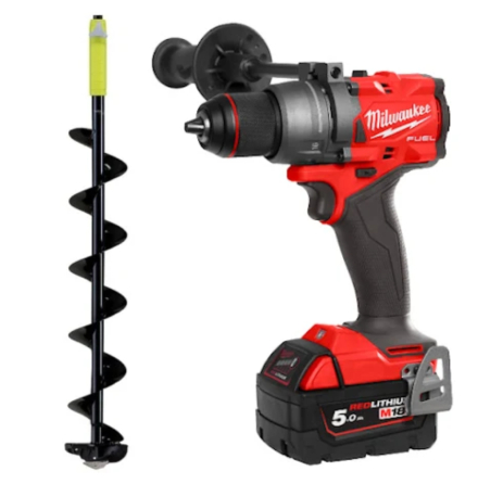 Milwaukee M18 FDD3 + Nova 130