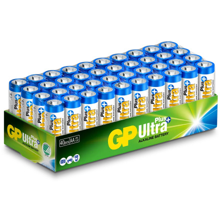 GP Ultra Plus AA 1,5V 40st