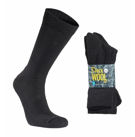 Seger Basic 2-Pack Wool Sock 35-38