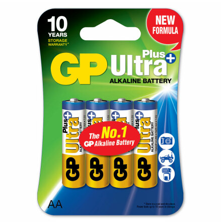 GP Ultra Plus AA 1,5 V 4-Pack