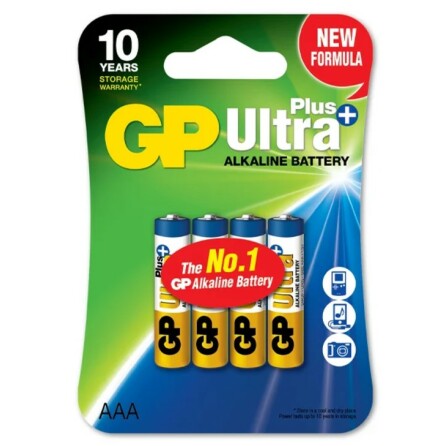 GP Ultra Plus AAA 1,5 V 4-Pack