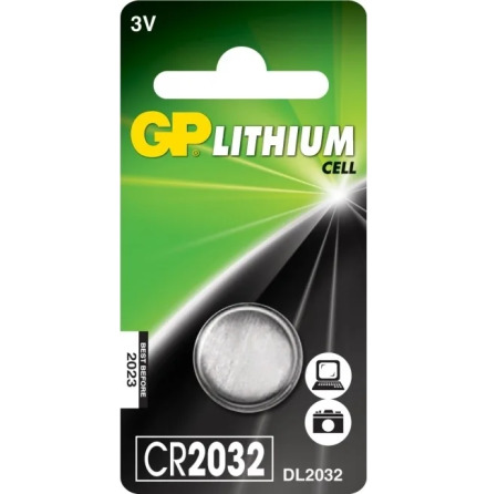 GP CR2032 Lithium 3V