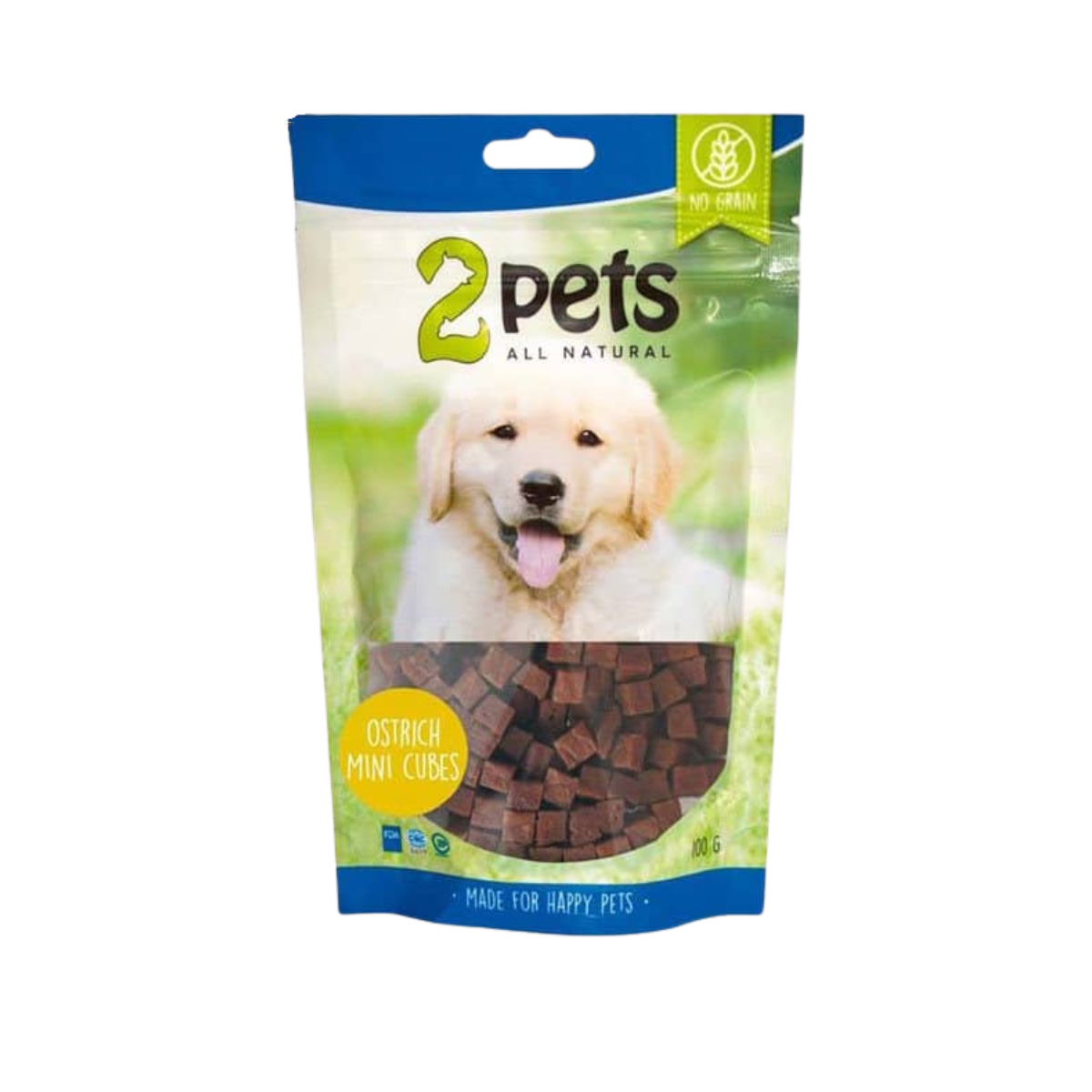 2Pets Dogsnack Struts Minicubes 100g