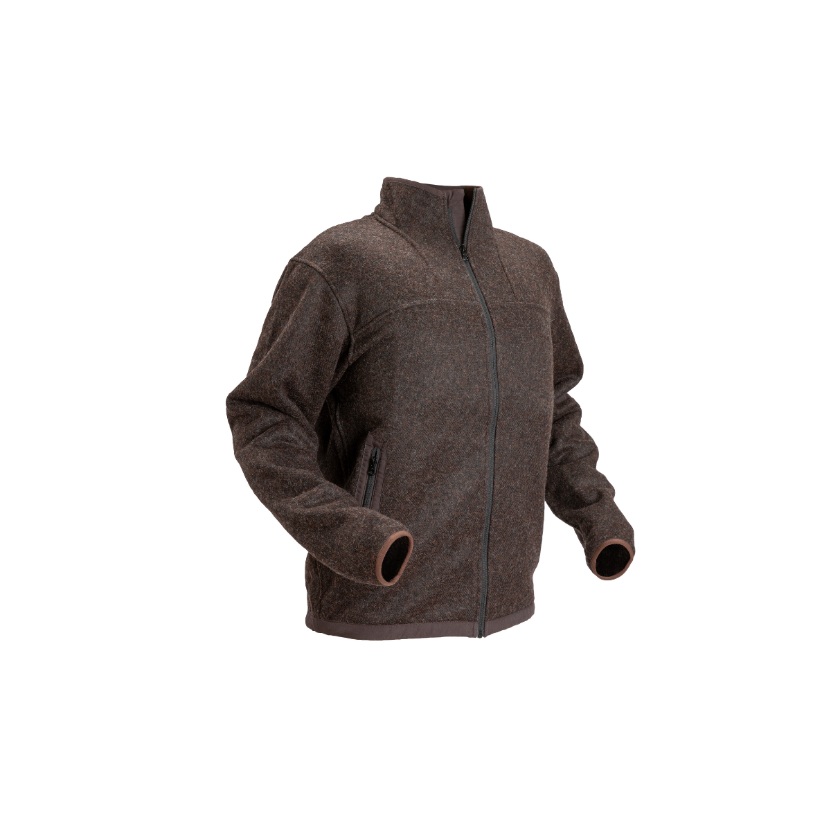 Nordhunt Shamrock Wool Cardigan Brown