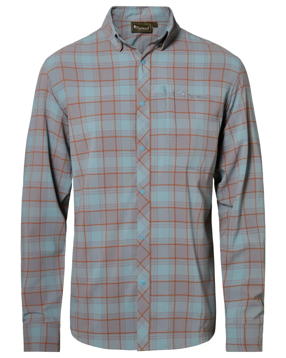 Pinewood Abisko Trekking InsectSafe Shirt Aqua Grey