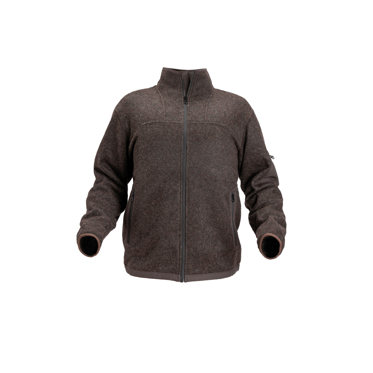 Nordhunt Shamrock Wool Cardigan Brown