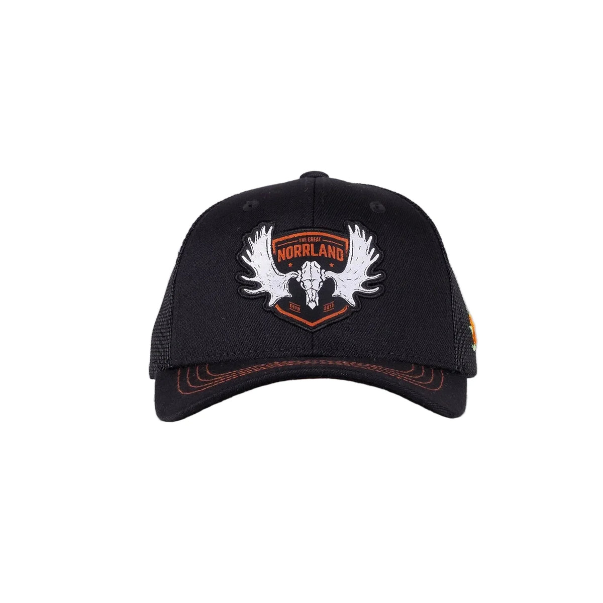 Great Norrland Älgen Badge Kids Trucker Cap Black