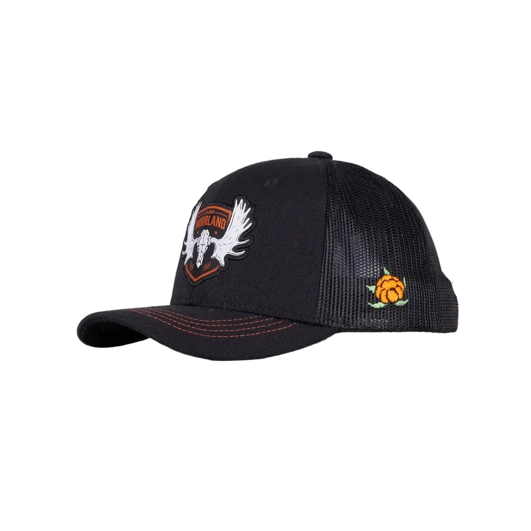 Great Norrland Älgen Badge Kids Trucker Cap Black