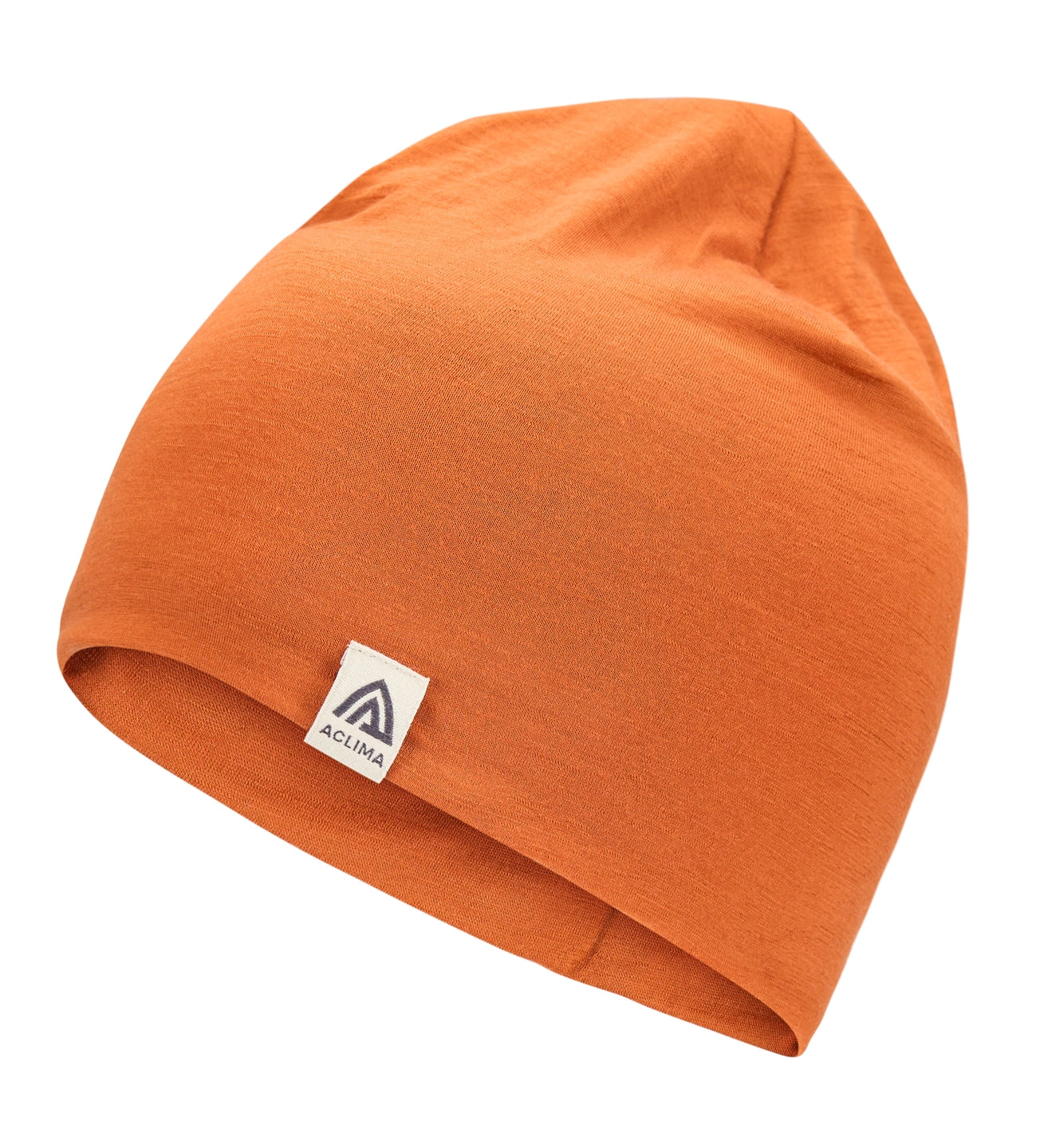 Aclima Lightwool Relaxed Beanie Apricot Orange