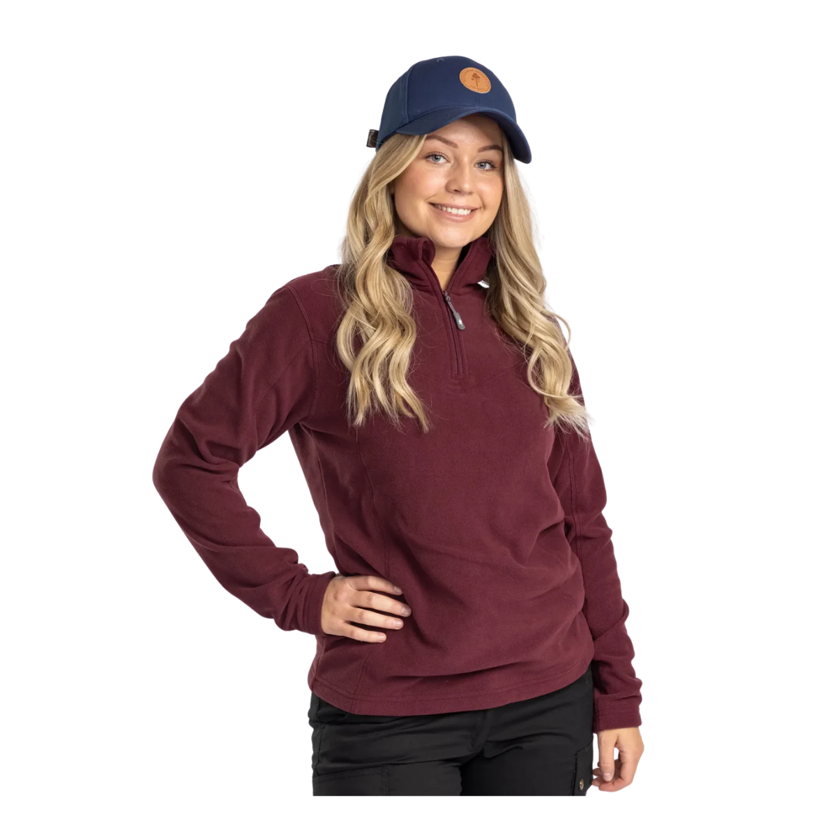 Pinewood Tiveden Fleecejacka Plum Dam