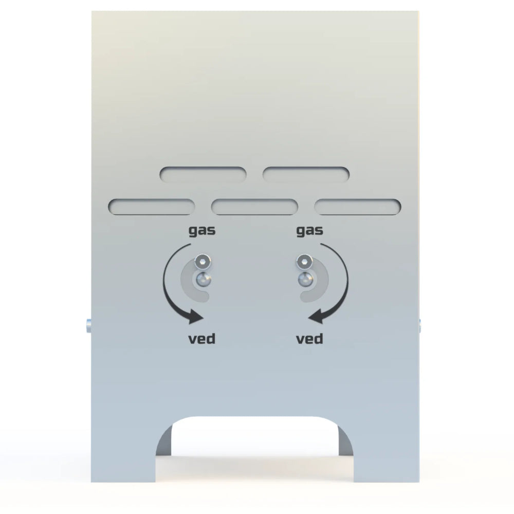 Fjällvärmekaminen Gas och Ved