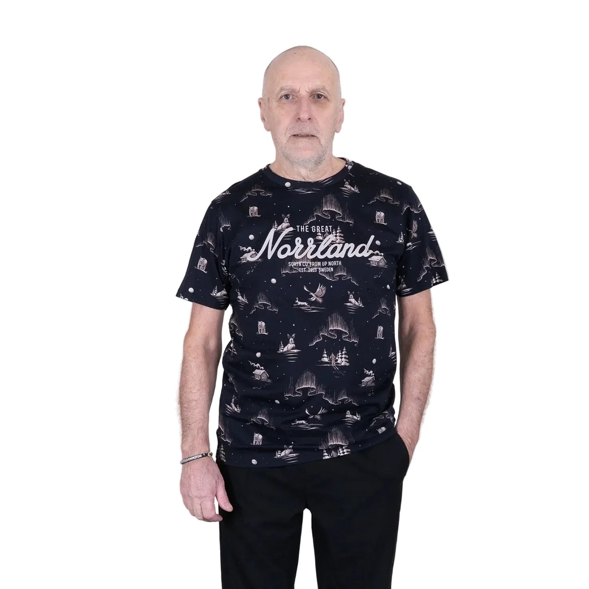 Great Norrland T-shirt Vinternatt Grey