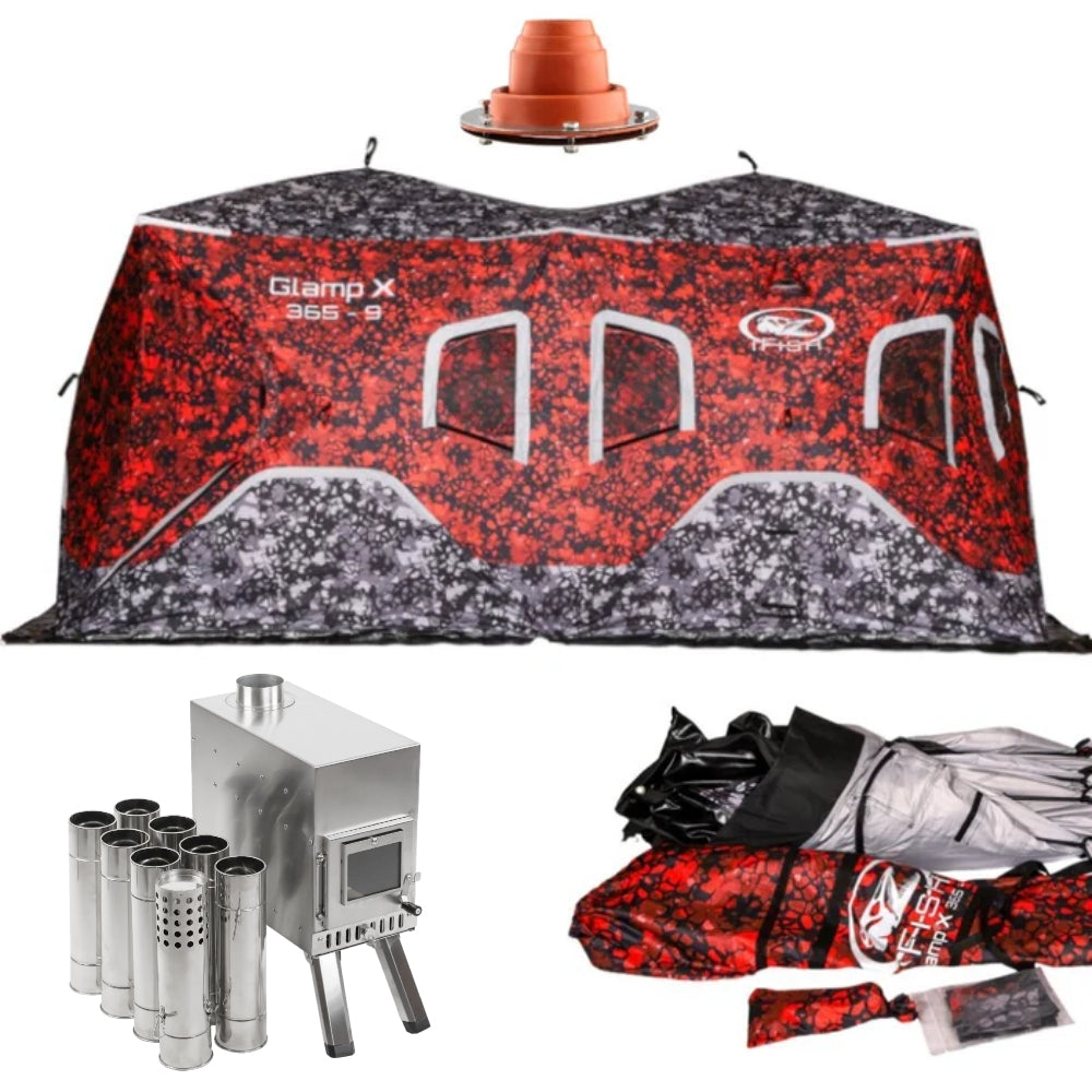 IFISH Glamp X 365-9 Kaminpaket X5